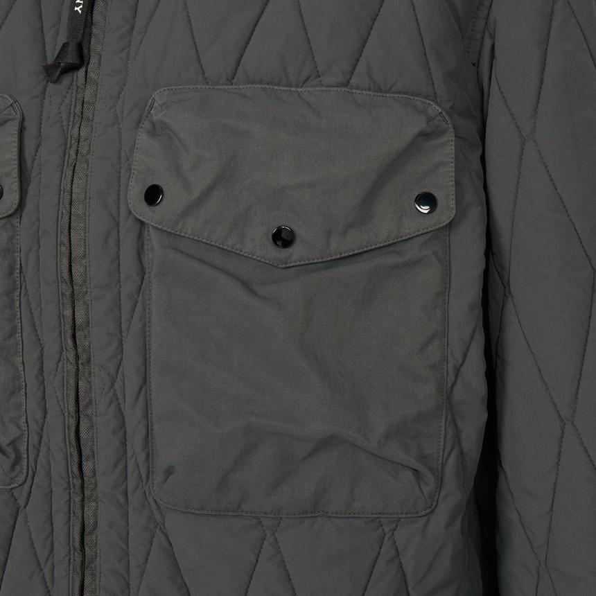 CP Company Men’s Quilted Jacket Gray