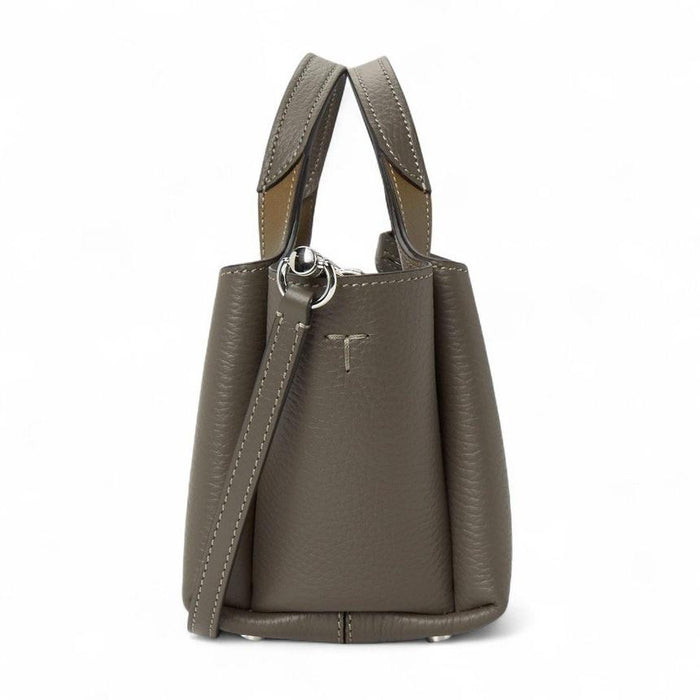 Tods Micro Leather Top Handle Tote Bag for Women