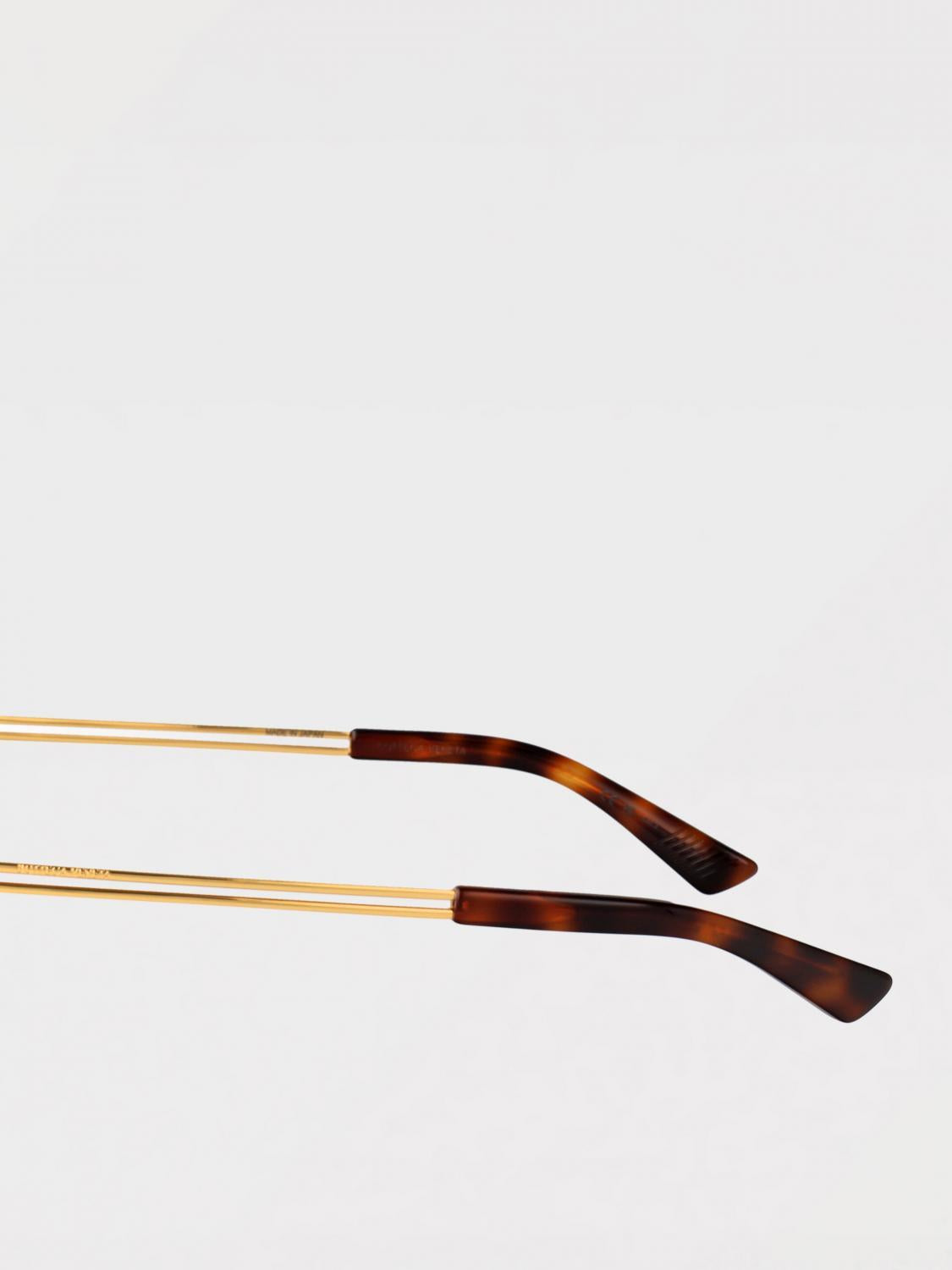 Bottega Veneta Brown Acetate Square Sunglasses