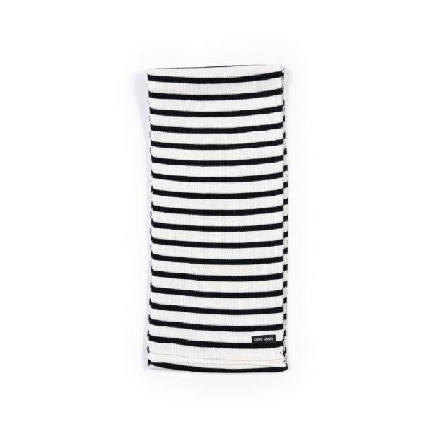 Saint James Unisex Wool Scarf 2945 ECUME NAVY