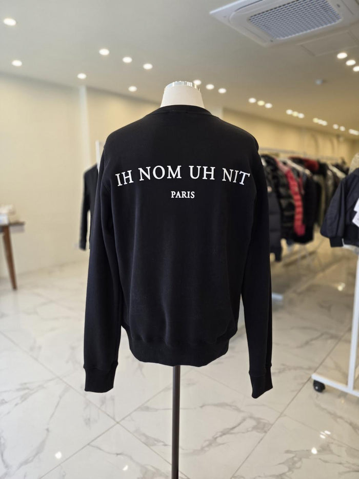 IH NOM UH NIT Achilles Black Sweatshirt for Men NUW18236 009
