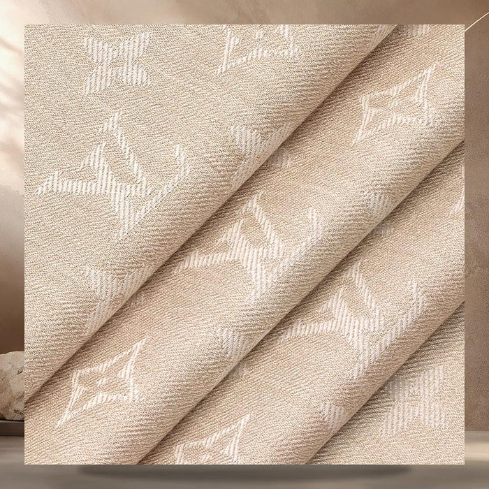 Louis Vuitton Monogram Denim Shawl Beige Scarf M98344