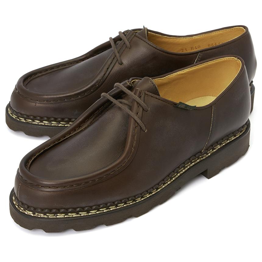 PARABOOT Michael Men's Dress Derby Shoes 715612 LIS CAFE
