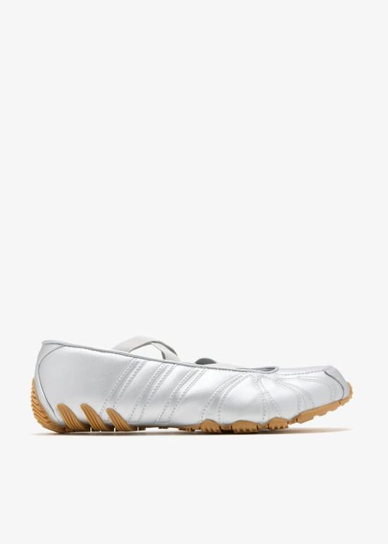 Adidas Women’s White Casual Sneakers HQ7636 Silver Metallic Gum DOM