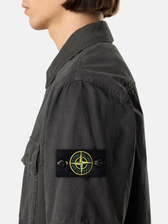 STONE ISLAND Dark Gray Short-Sleeve Shirt Men’s L1S151200031 S00WN