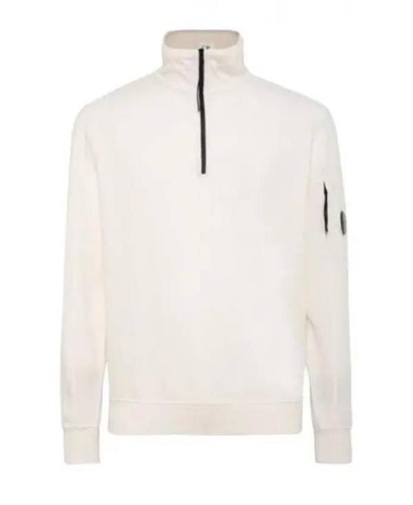 CP Company Cotton Fleece Zip Sweatshirt for Men