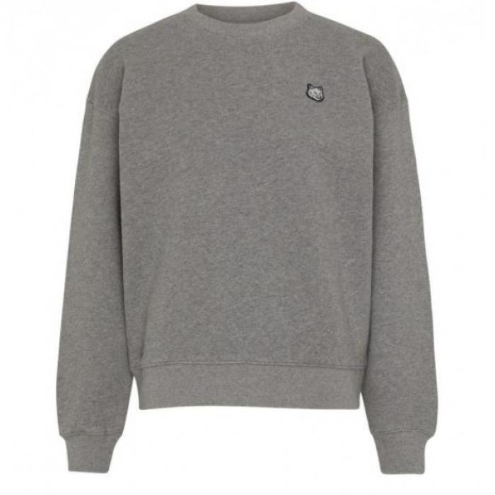 Maison Kitsune Bold Fox Head Patch Comfort Sweatshirt MW00315 KM0307 H131
