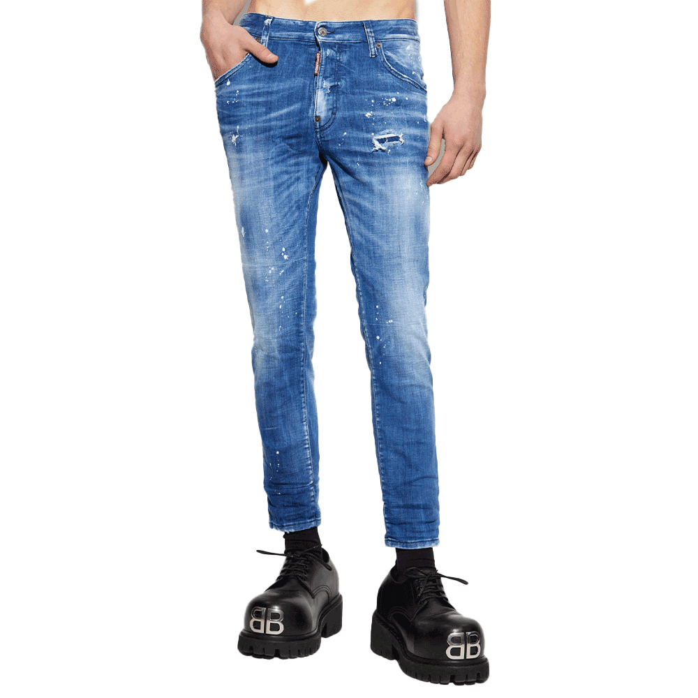 Dsquared2 Pillo Skater Jeans Men’s Denim Pants S74LB1642 S30342 470