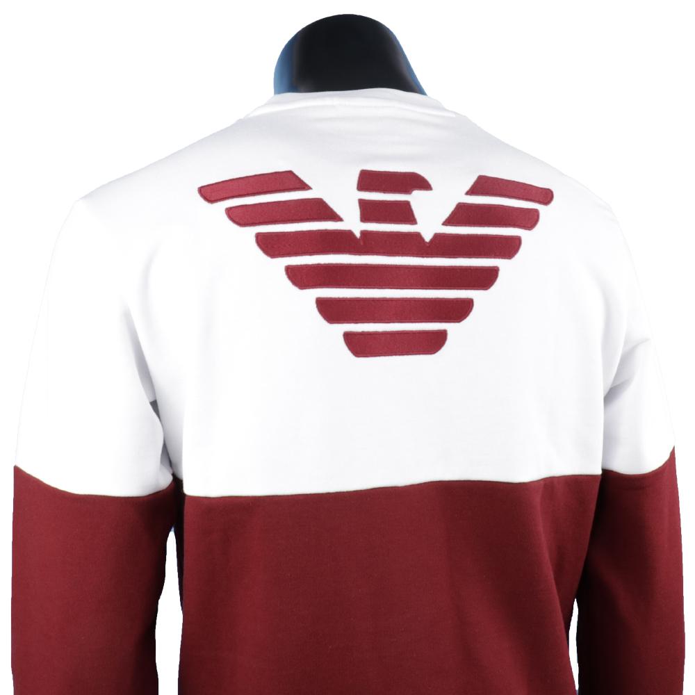 Emporio Armani Colorblock Logo Crewneck Sweatshirt S Size Men M79