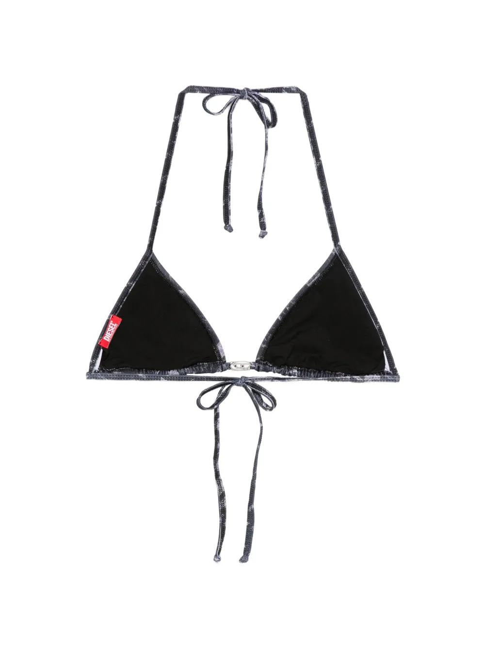 DIESEL Blue Logo Bikini Set Swimwear
