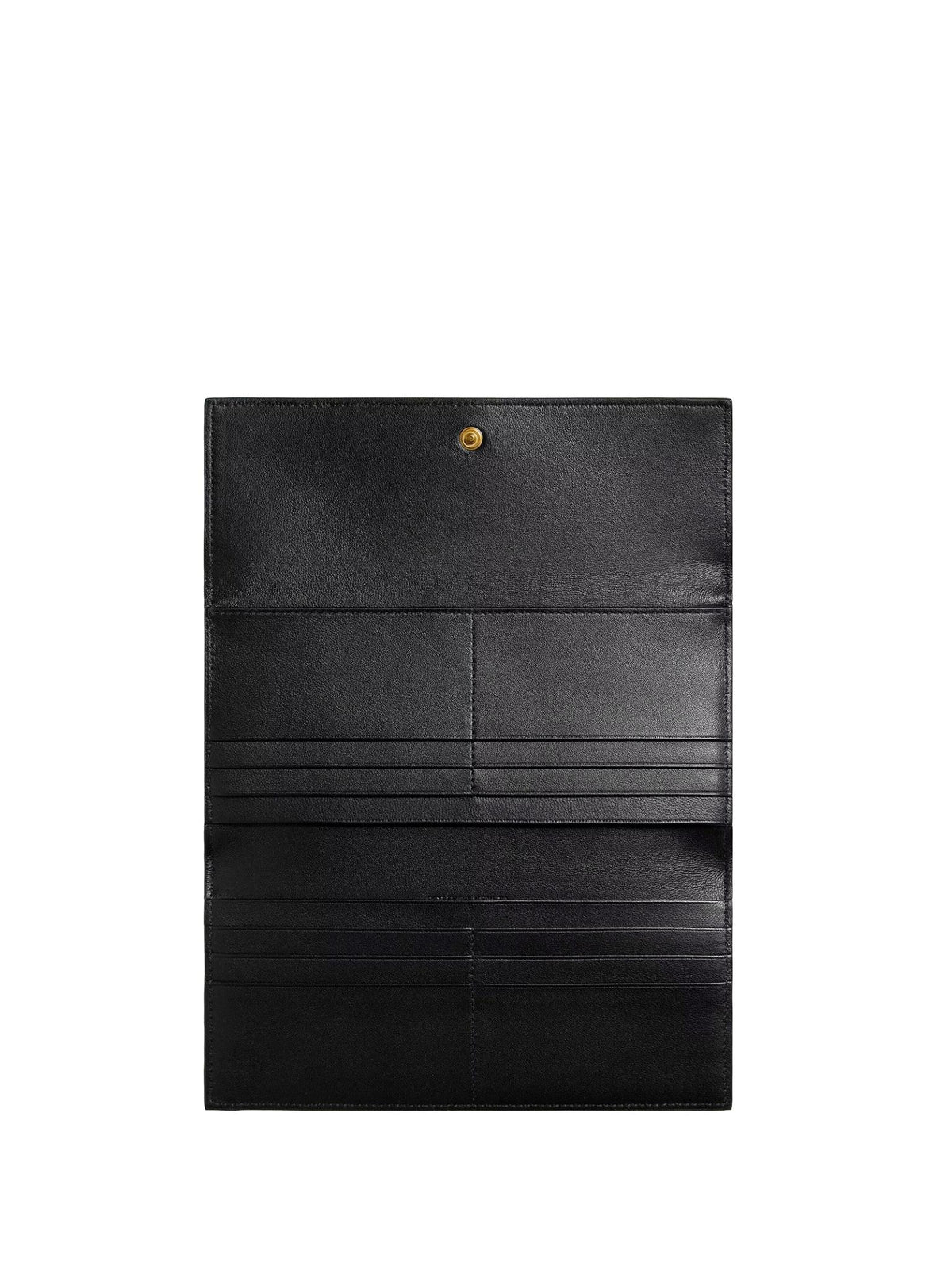 Bottega Veneta Intrecciato Leather Long Wallet Green