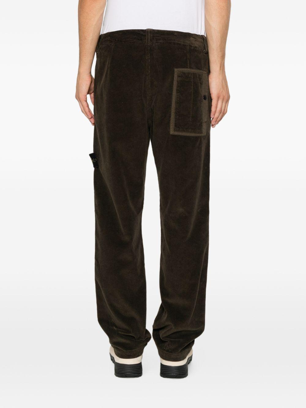 STONE ISLAND Gray Wool Blend Suit Trousers for Men