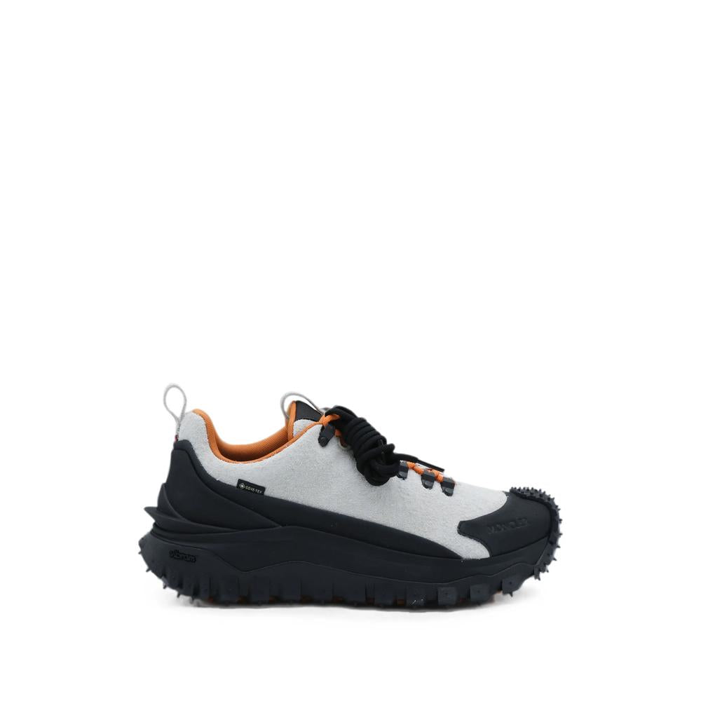 Moncler Leather Low-Top Sneakers for Men White