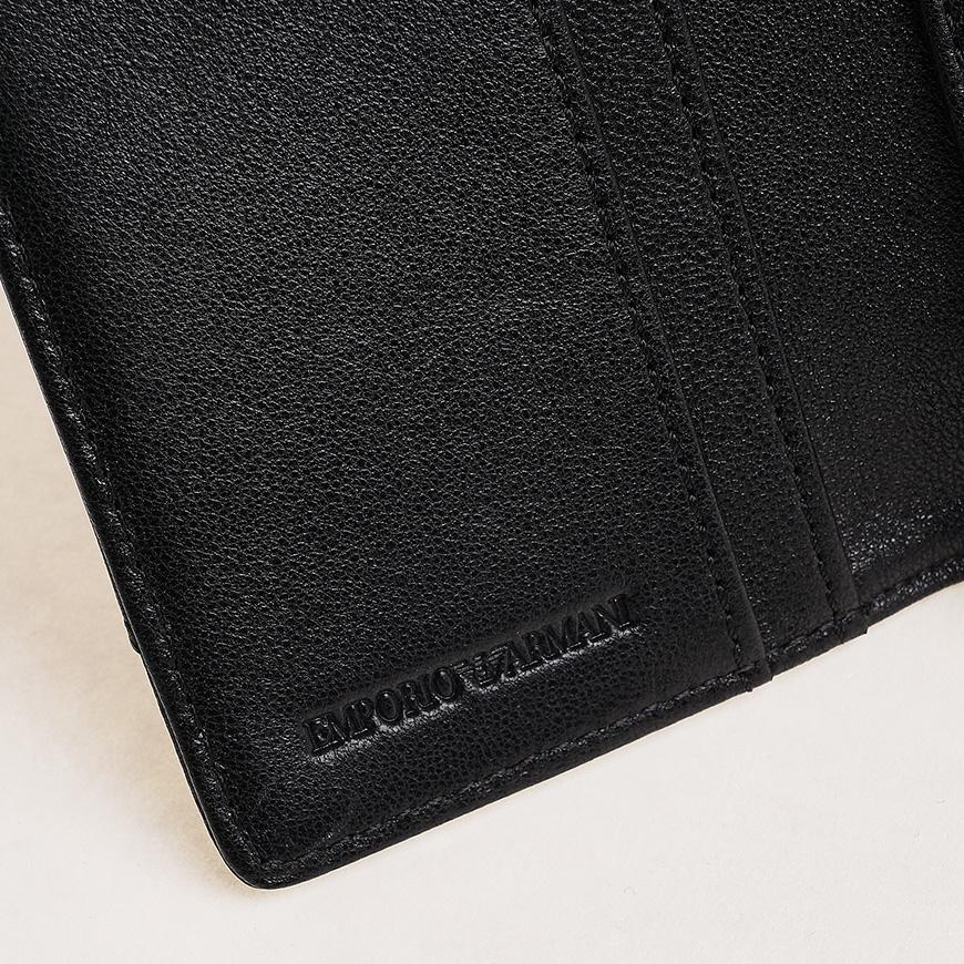 Emporio Armani Men’s Leather Trifold Wallet EM003603 AF19365 UC001