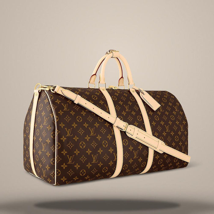 Louis Vuitton Monogram Canvas Keepall 55 Bandouliere Crossbody Bag