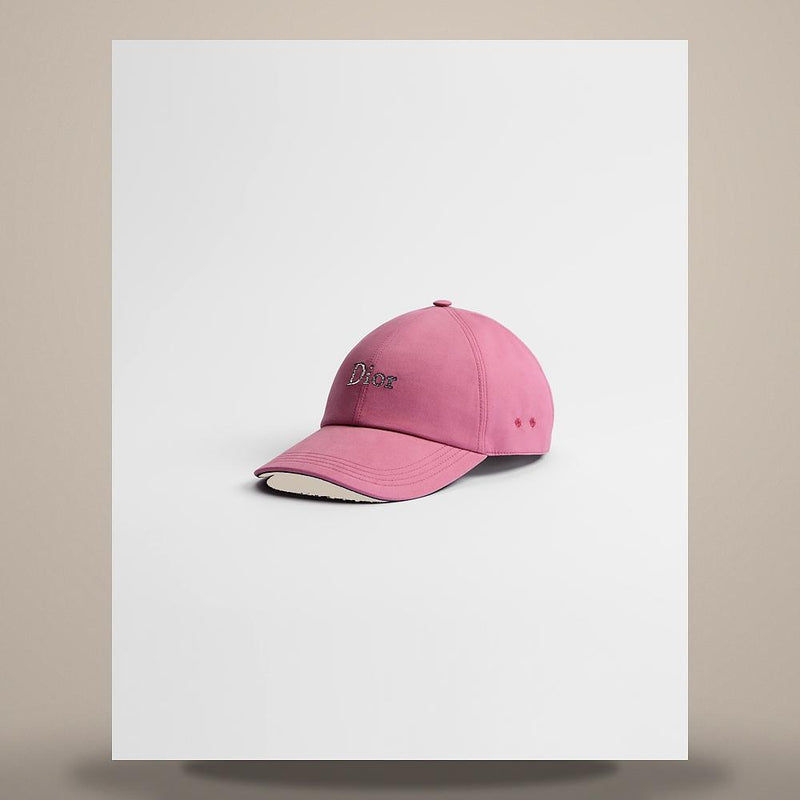 DIOR Pink Cotton Canvas Cap 693C901A3175 C485