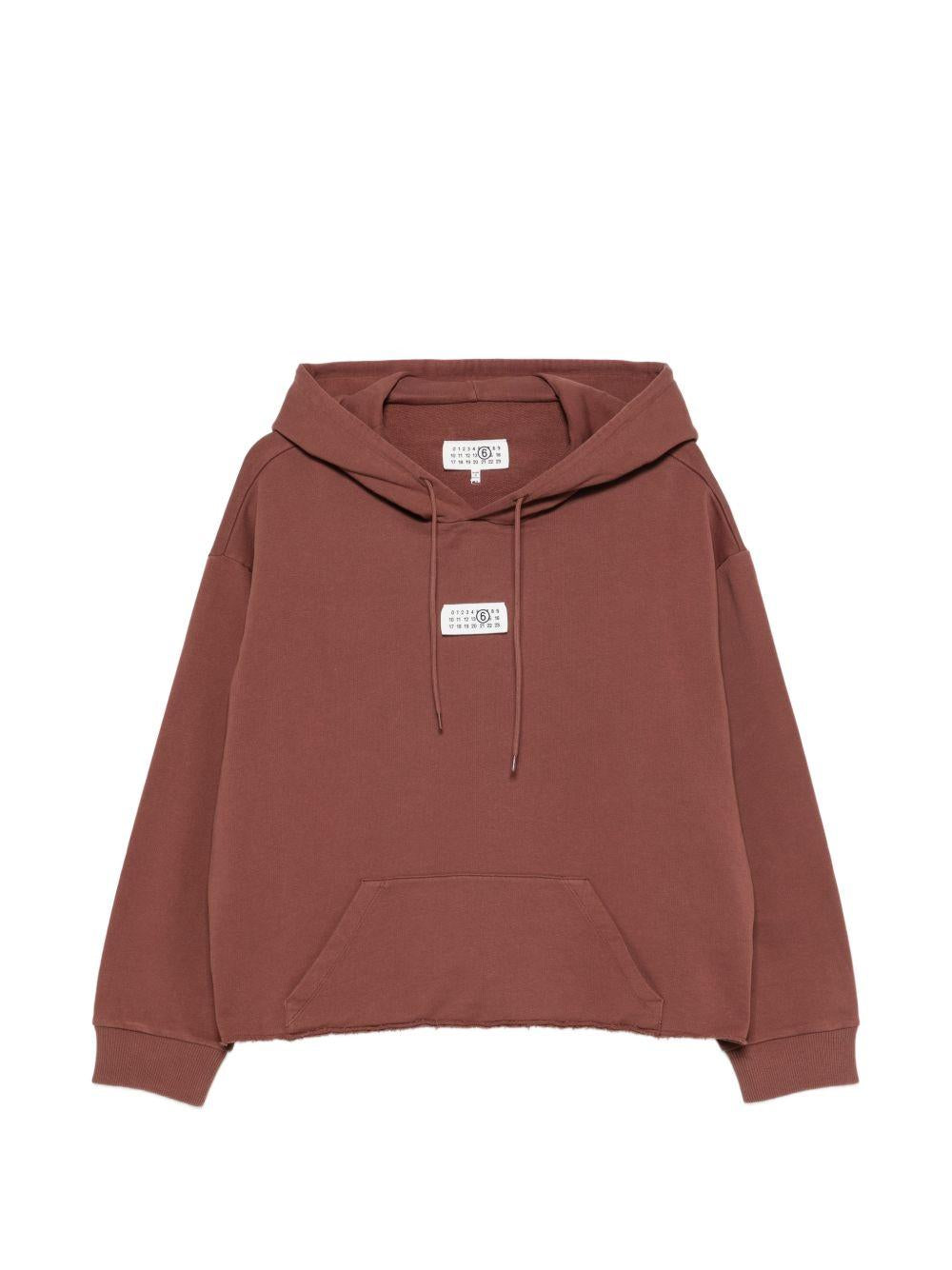 Maison Margiela Gray Cotton Pullover Hoodie for Women