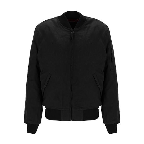 Deus Ex Machina Riders Friends Bomber Jacket for Men DMF246594 BLK RIDERS FRIEND