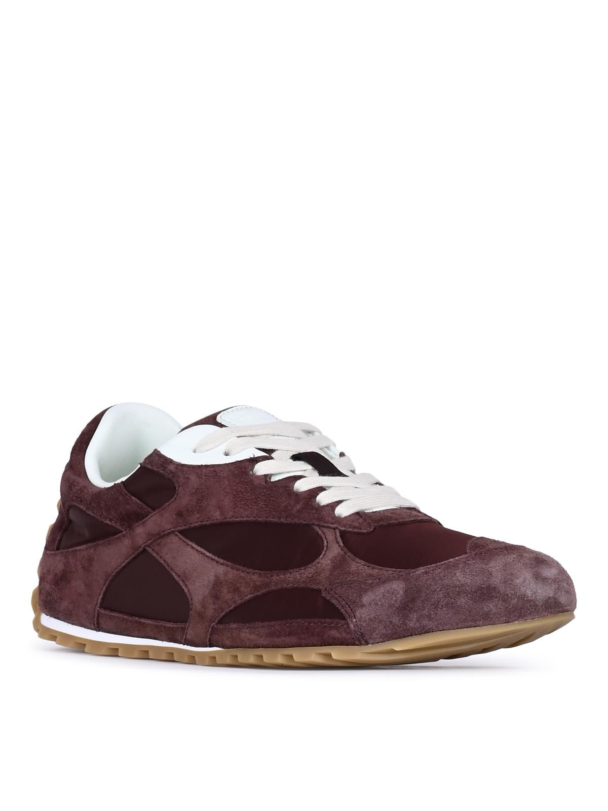 Bottega Veneta Leather Low-Top Sneakers Ivory Women’s