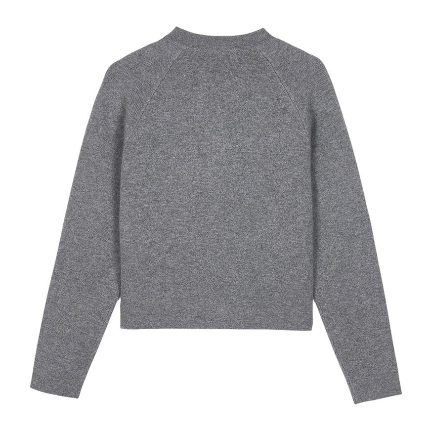 Toteme Hammered Button Cardigan Women’s Knit Sweater Gray 254WRT4357 YA0126