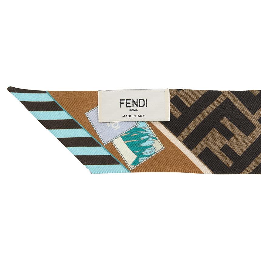 FENDI Optical Wrappy Women’s Silk Scarf