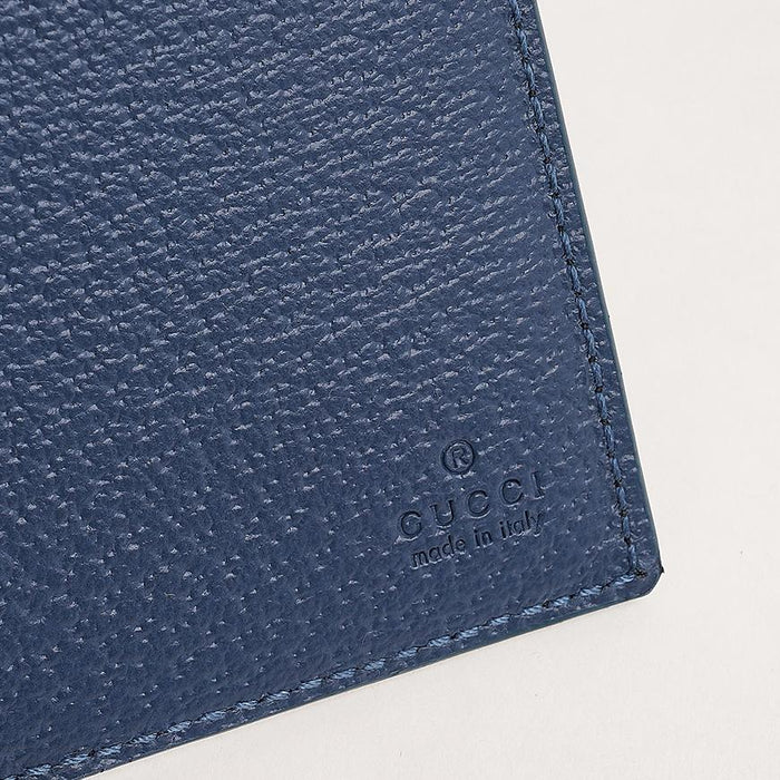 GUCCI GG Long Card Holder Wallet for Men Black Leather