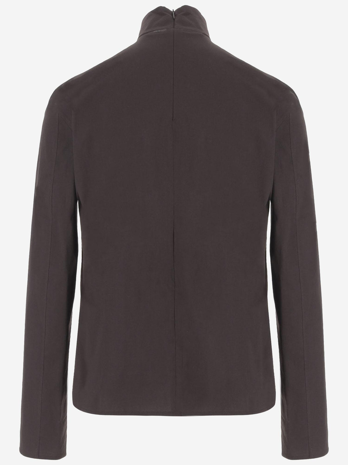 GUCCI Long Sleeve Button-Up Shirt Men FW26 Beige Cotton