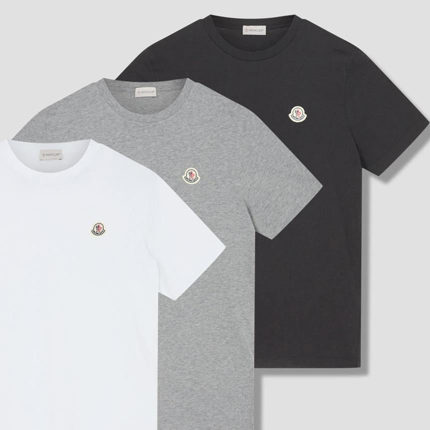 Moncler Cotton Jersey Logo Basic Short Sleeve T-Shirt 091 8C00025 829H8