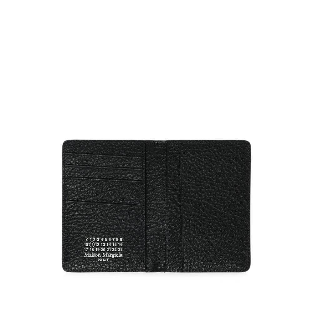 Maison Margiela Black Leather Bifold Wallet