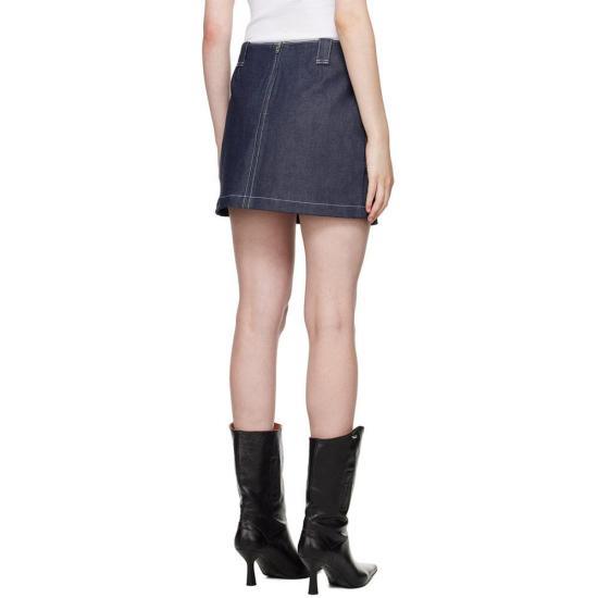 A.P.C. Denim Midi Skirt COHBJF06426IAI DOM