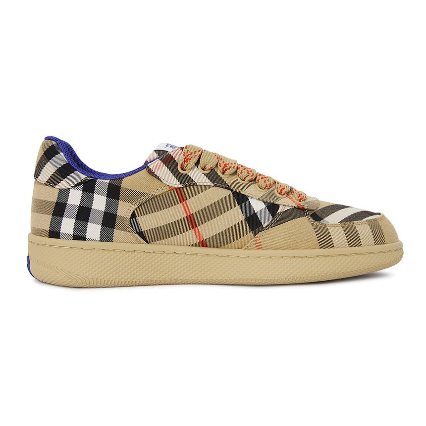 BURBERRY Check Low-Top Sneakers for Men