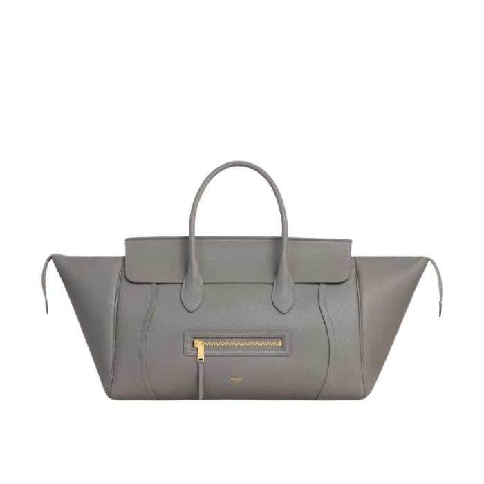 CELINE Luggage Tote Grain Calfskin Leather Handbag