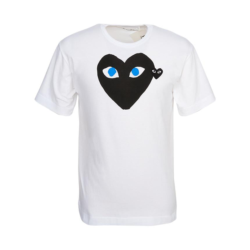 Comme des Garcons Black Heart Patch Unisex Short Sleeve T-Shirt AX T088 051 1