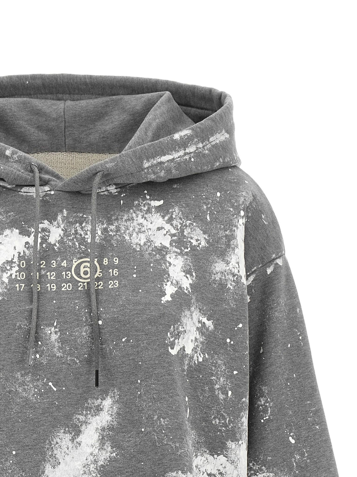Maison Margiela Beige Cotton Pullover Hoodie for Women