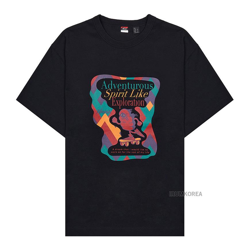 NANGA Men’s Hybrid T-Shirt N2500 1M102 C BLK