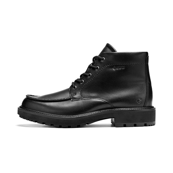 ecco Black Leather Chelsea Boots Men Metroful Oslo