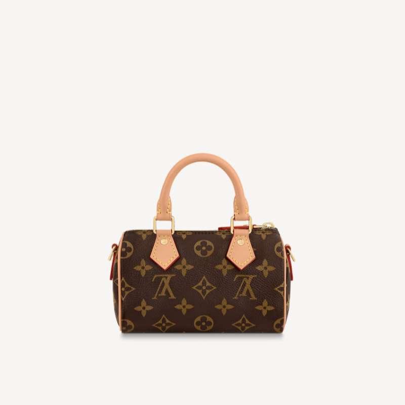 Louis Vuitton Nano Speedy Mini Crossbody Tote Bag for Women