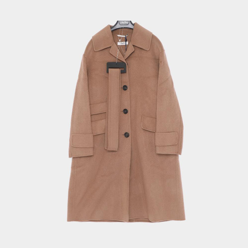 Max Mara CARLA Belted Wool Women’s Coat 2429016053600
