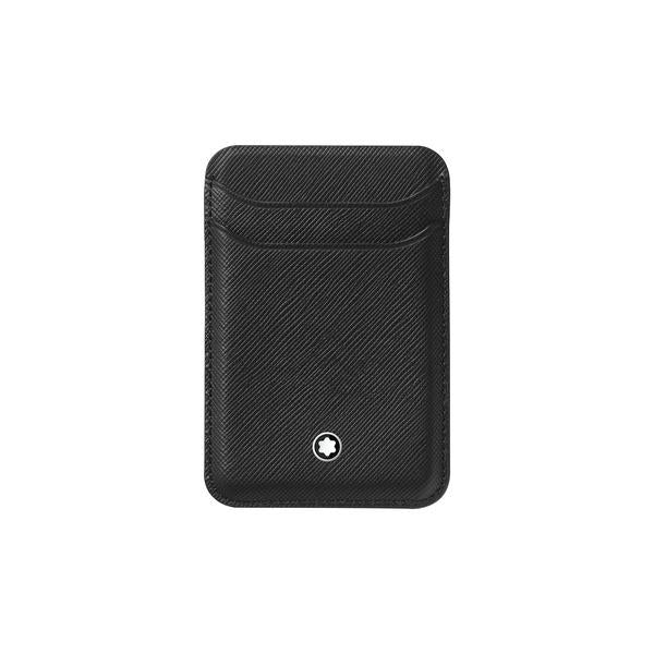 Montblanc Sartorial MagSafe iPhone 2cc Card Holder Wallet Black
