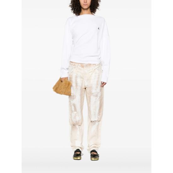 Vivienne Westwood White Long Sleeve Sweatshirt 3G01003Y J009C