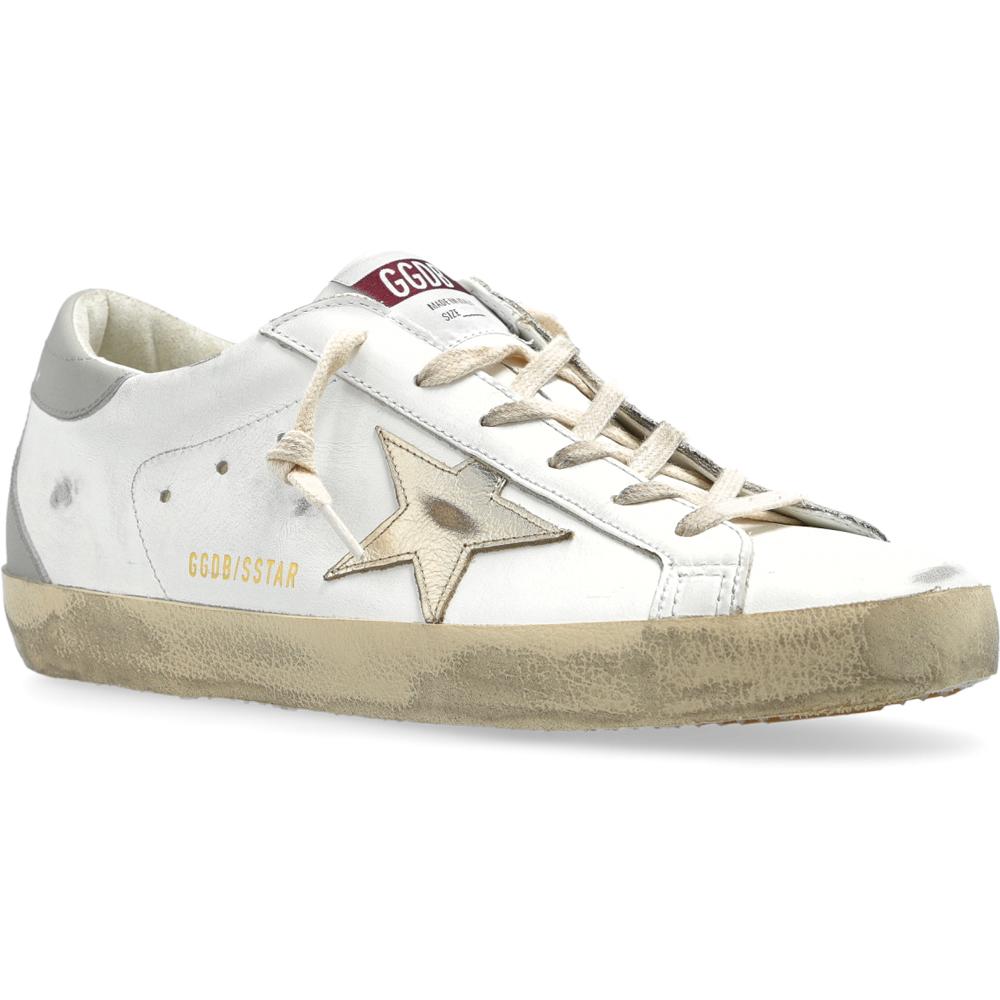 GOLDEN GOOSE Superstar Low-Top Sneakers White Gray Tab Wo GWF00102 F006844 12166