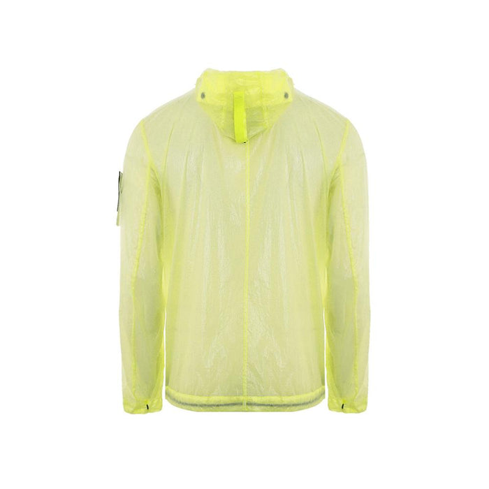 STONE ISLAND Neon Green LUCIDO TC Hooded Jacket for Men