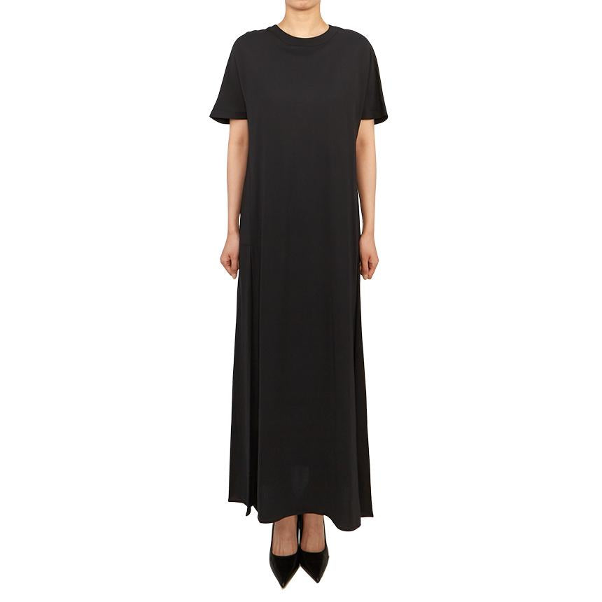 STUDIO NICHOLSON Women’s Short Sleeve Long Midi Dre KAPLAN SNW 1325 DARKEST NAVY