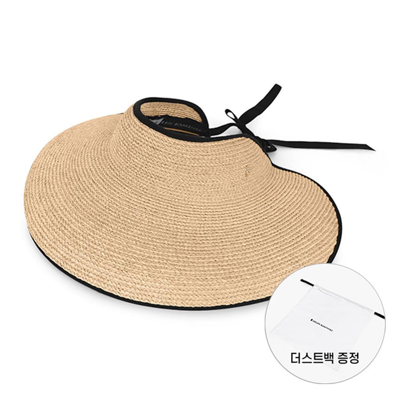 HELEN KAMINSKI Women’s Straw Visor Sun Cap HAT50315 NTM