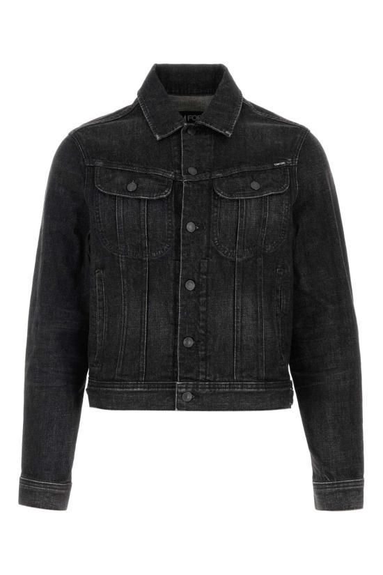 TOM FORD Black Denim Jacket DJI001 DMC076 LB999