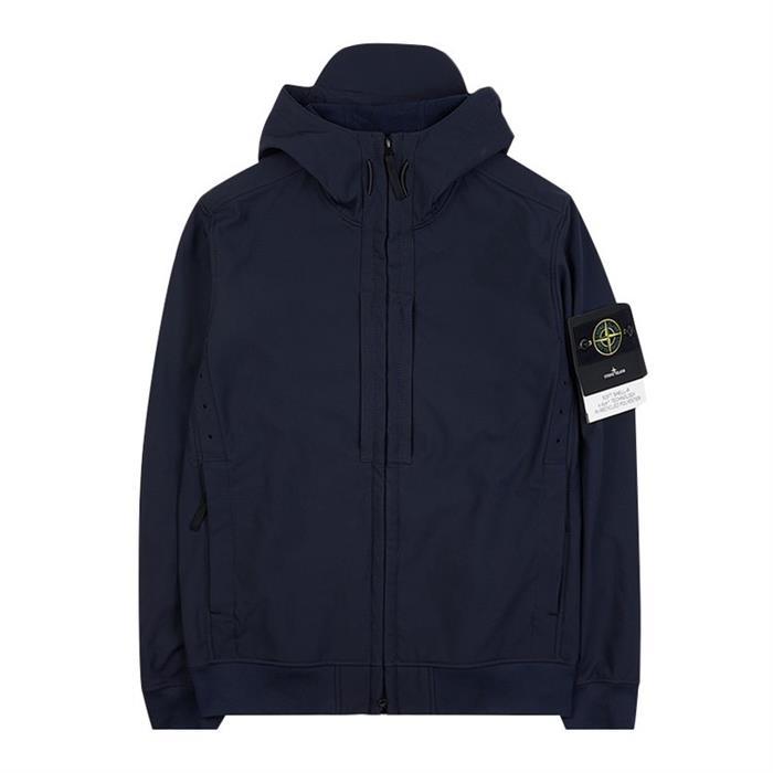STONE ISLAND Lightweight Hooded Jacket Navy 7915Q0122 V0020