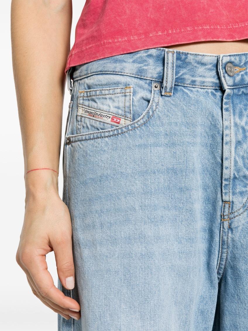DIESEL Light Blue 1996 DSIRE Mid Rise Straight Leg Denim Jeans