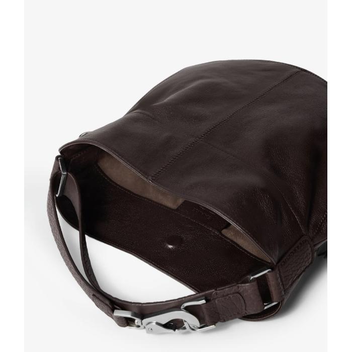 Lemaire Leather Hobo Quiver Clip Shoulder Tote Bag