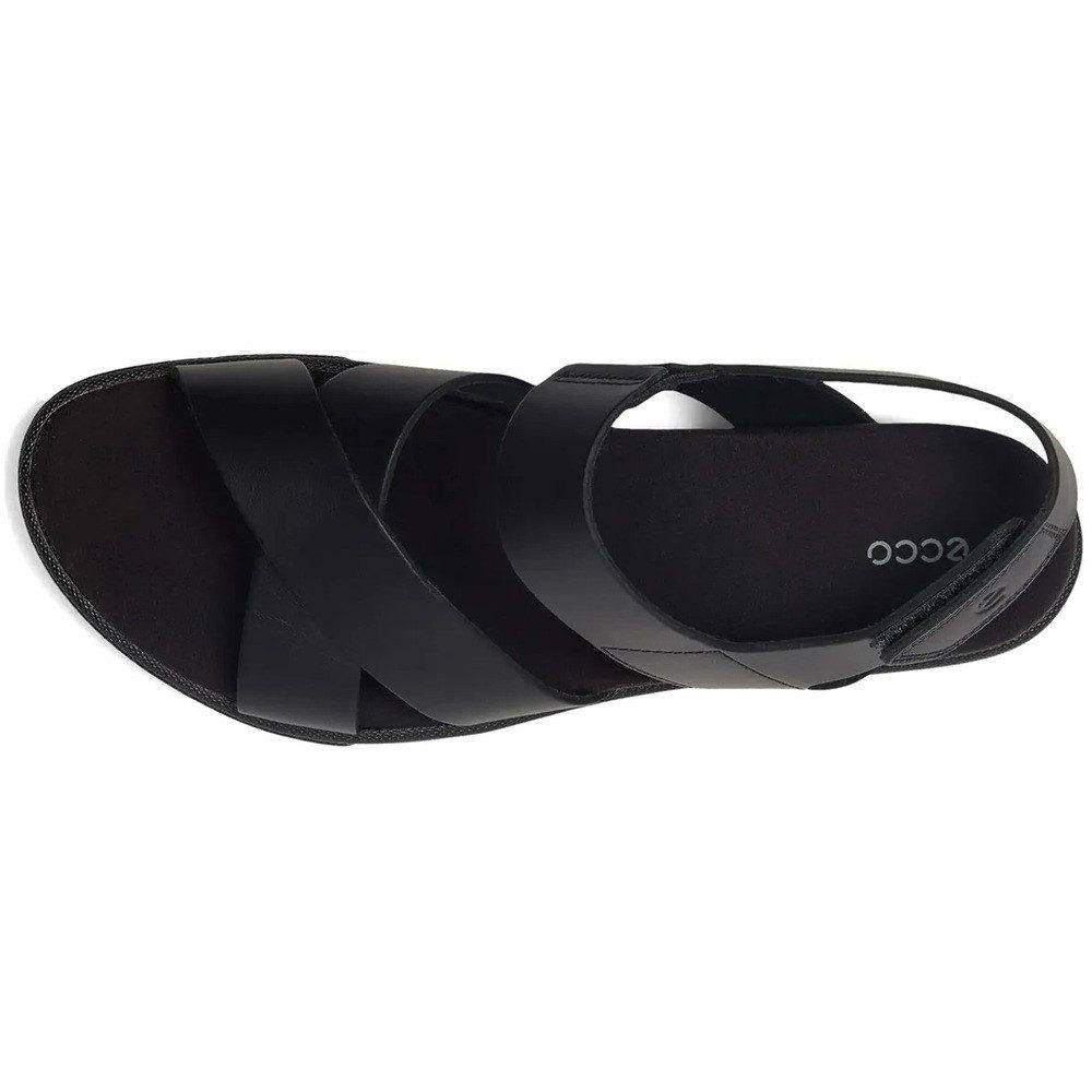 ecco Samara Leather Sandals Women Black