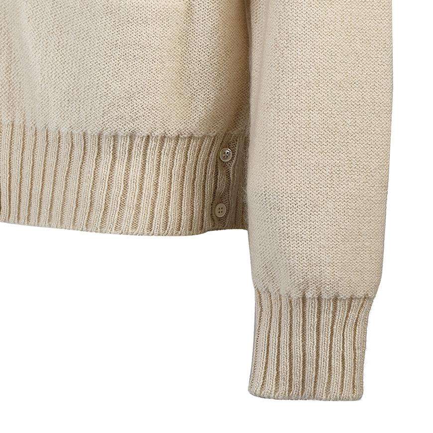 THOM BROWNE 4-Bar Stripe Wool Mohair Men's Cardigan MKC455A Y1032 100